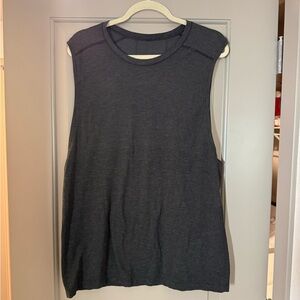 Lululemon Men’s Tank XL Sleeveless Charcoal Gray